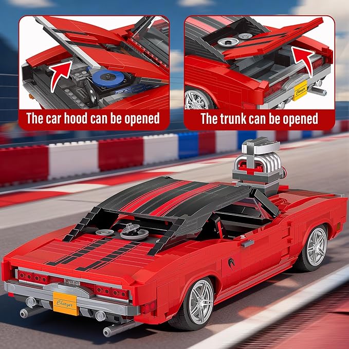 Mould King Classic Sport Car Building Sets Creative Classic Cars for Teens Age 14+ Display Model for Home or Office Décor10112 Cool Vehicles Model Birthday for Adults1869 PCS