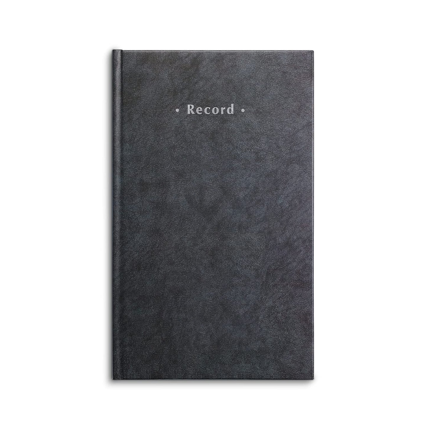 Staples Record Book, Blue Marble Hardbound Ledger, 300 Numbered Pages, 7.25" x 11.75", Durable Sewn Binding Notebook for Logs, Records & Notary Entries