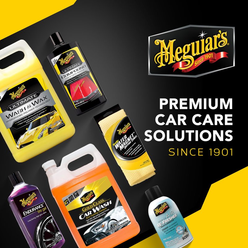 Meguiar’s Mirror Glaze M105 Ultra-Cut Compound, Car Rubbing Compound for Removing Scratches and Heavy Swirls While Adding Shine, Safe and Effective on All Glossy Car Paint and Clear Coats, 8 oz