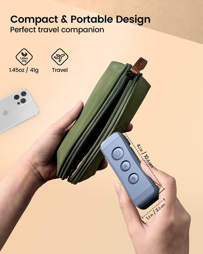 Glocusent USB Rechargeable Book Light, Portable Clip-on LED Reading Light, Reading Lights for Books in Bed with 3 Amber Colors & 5 Brightness Dimmable, Compact & Long Lasting, Book Lovers Gifts