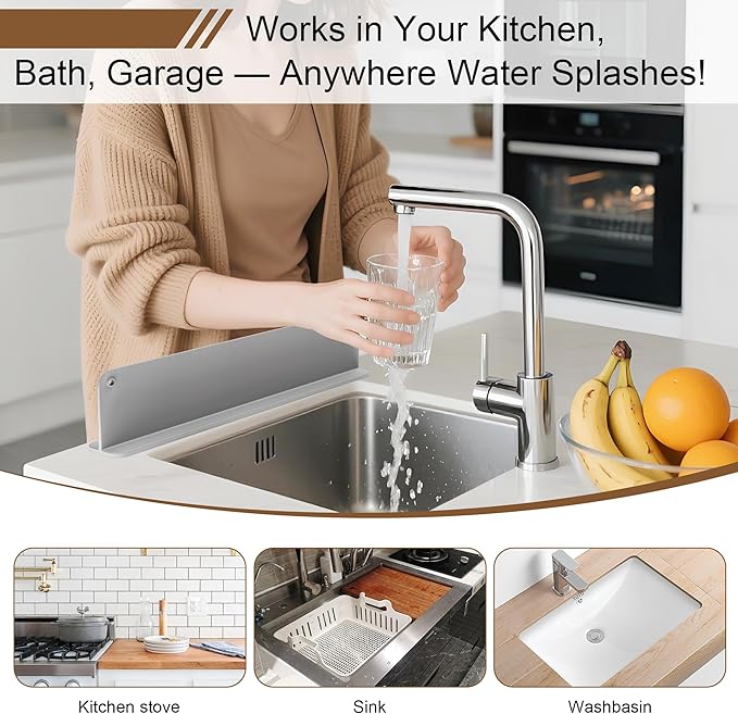 Silicone Sink Splash Guard, Sink Splash Guard