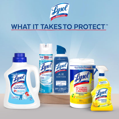 Lysol Power Foaming Bathroom Cleaner, Multipurpose Cleaner for Showers, Bathtubs, Sinks, Disinfectant Spray Kills 99.9% of Germs, Zero Bleach Cleaning Spray, 32 Oz.