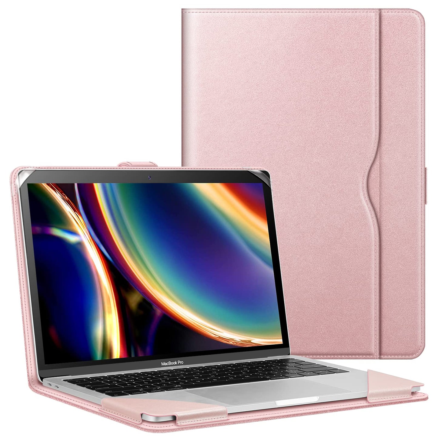 Fintie Sleeve Case Cover for MacBook Air 13.6 A3449 A3240 A3113 A2681 M5 M4 M3 M2, Air 13 A2337 (M1) A2179 A1932, MacBook Pro 13 A2338 (M2 M1) A2251 A2289 A2159 A1989 A1706 A1708, Rose Gold