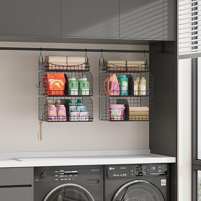 SWTYMIKI Hanging Closet Organizer Storage
