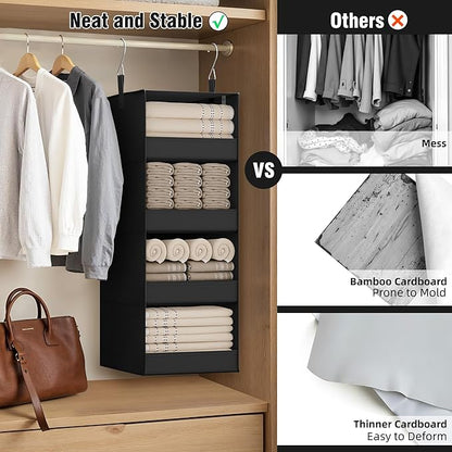 GRANNY SAYS 4-Shelf Hanging Organizer, Wall Mount