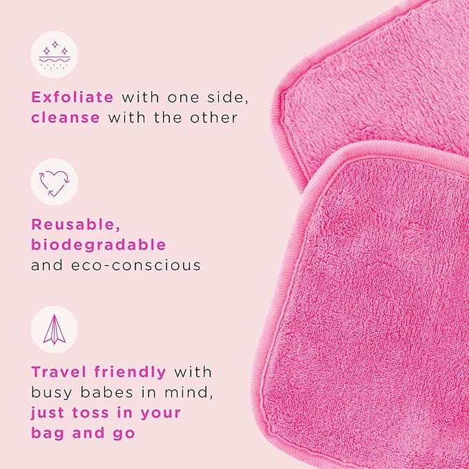 ERASE YOUR FACE Reusable Makeup Remover Cloths