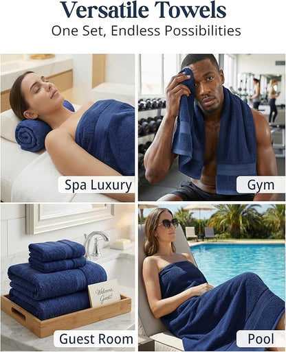 LANE LINEN 24 PCs Bath Towel Set