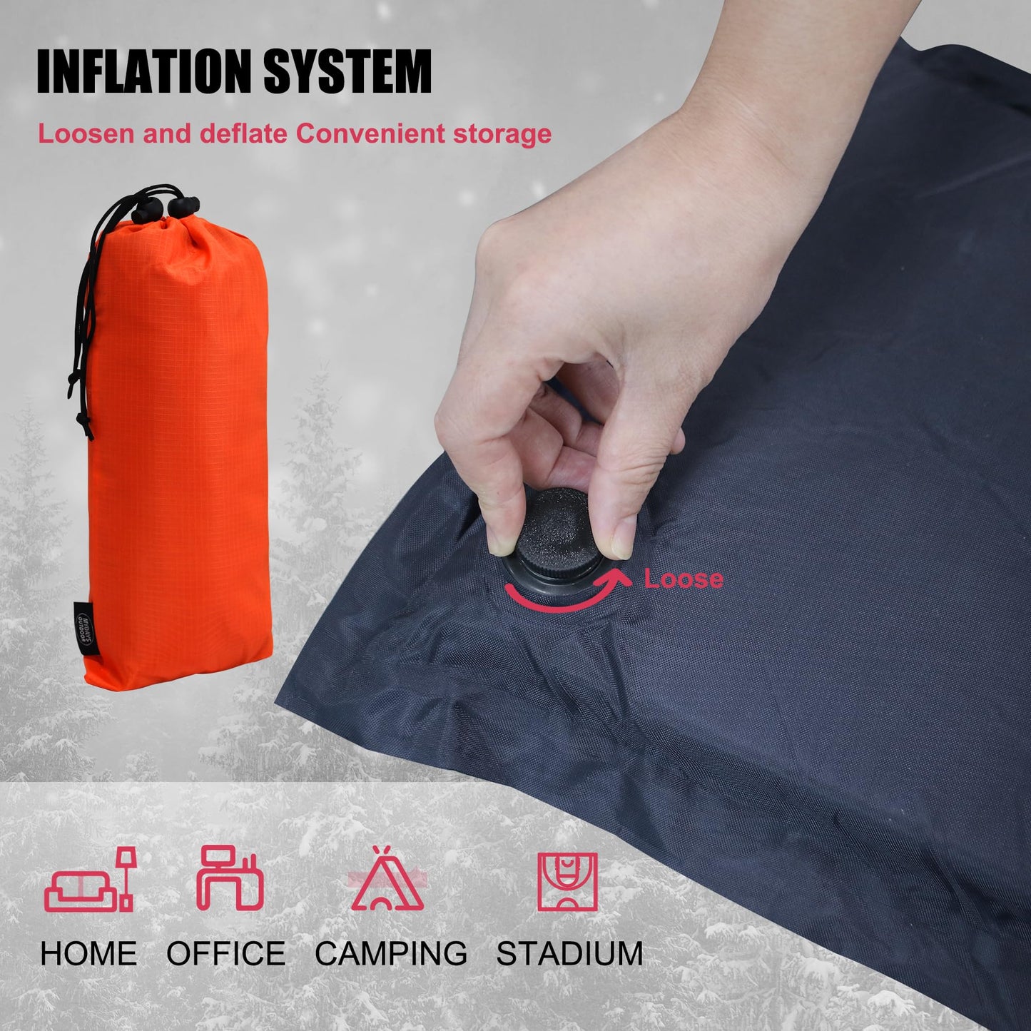 Portable Heated Seat Cushion,Heated Stadium Seats for Bleachers(Camo Green)