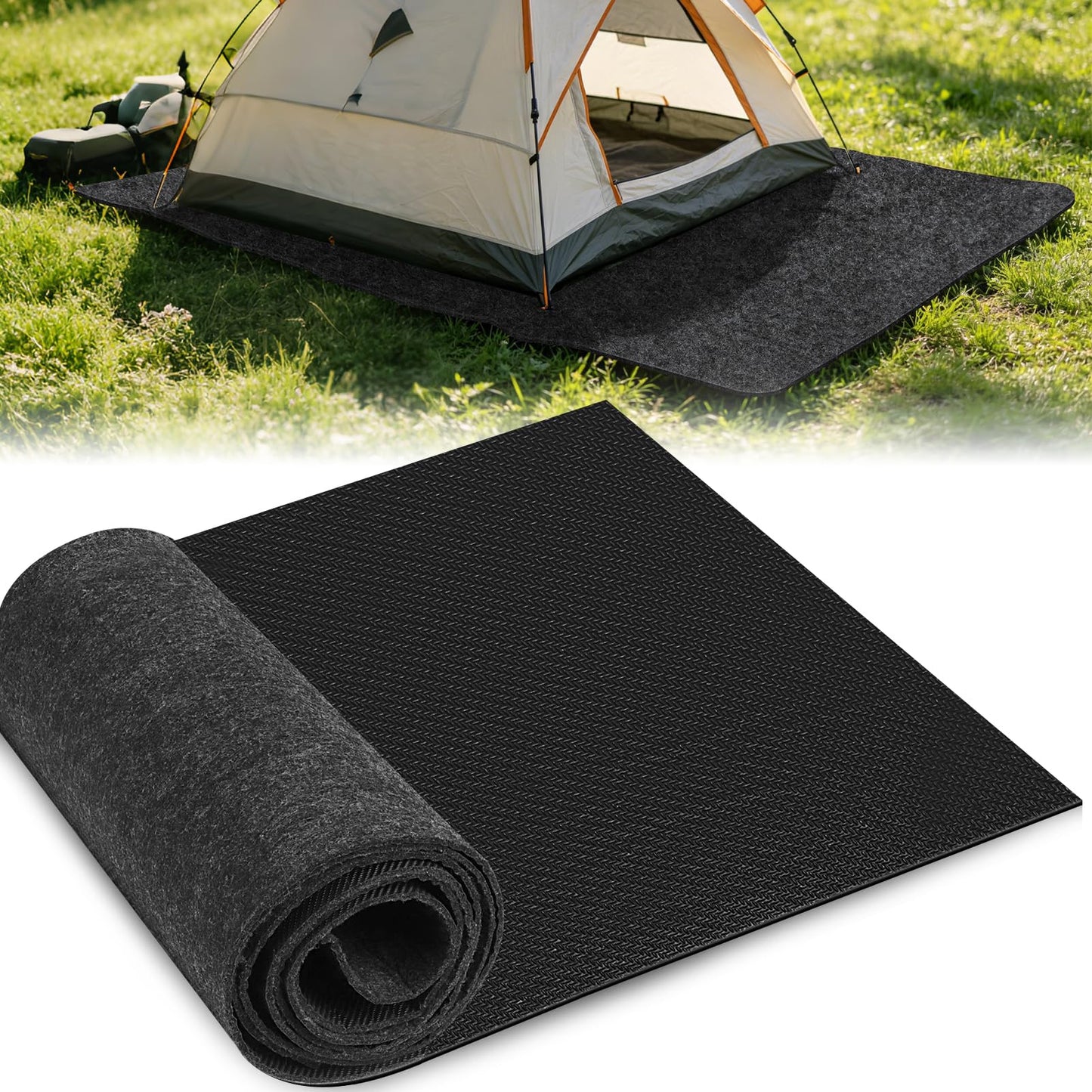 Camping Tent Carpet Mat,Waterproof and Non-Slip Camping Floor Rug,60x72in Picnic Camping Floor Blanket,Indoor/Outdoor Protective Rug Liner Keeps You Warm & Dry