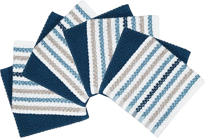 Bumble Premium Dish Cloths Towel 12"x12" | 100% Natural Ring Spun Cotton Tea