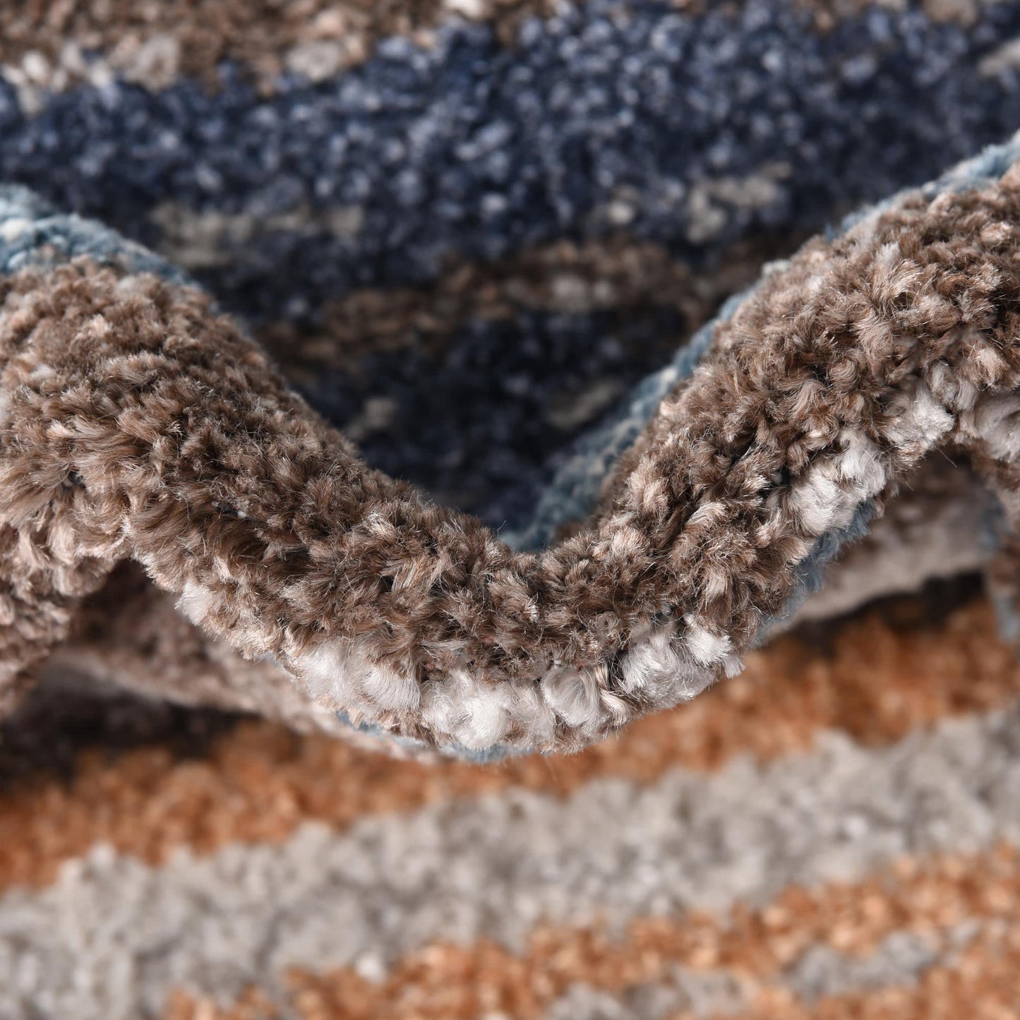 Unique Loom Aramis Collection Area Rug - Zoe (Square 12' 0" x 12' 0", Multi/Blue)