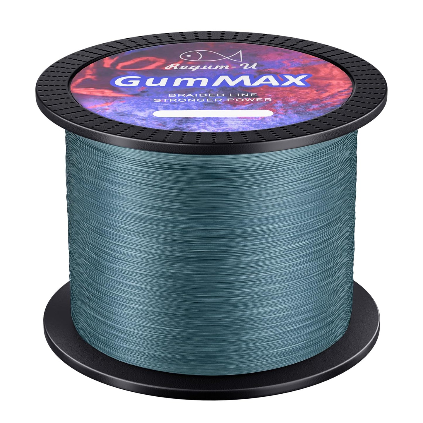 GumMAX 8X Stealth Braided Fishing Line 1093 Yards / 50 LB Abrasion Resistant Superline Zero Stretch & Smaller Diameter Confuse & Catch Big Fish Better in Saltwater & Freshwater (Low Vis Gray)