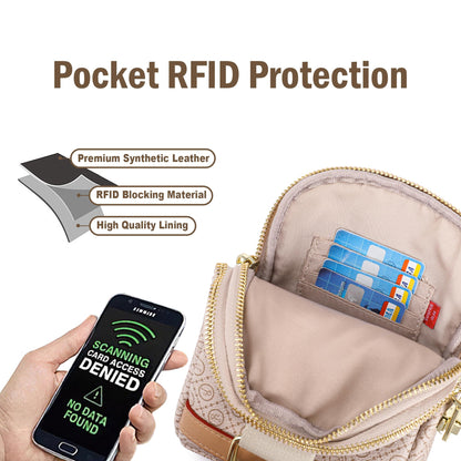 INICAT Anti Theft Crossbody Bags for Women Travel Small Sling Bags Cross Body Bag Purses for Woman