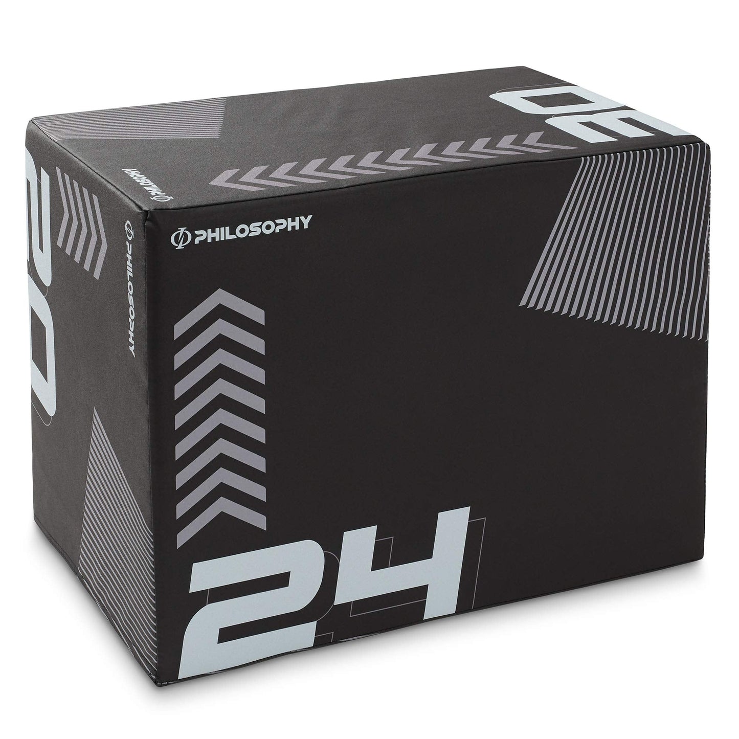 Philosophy Gym 3-in-1 Foam Plyo Box - 20" x 24" x 30", Soft Plyometric Jump Box for Home Gym, HIIT, Jumps, Step-Ups, Agility and Strength Training