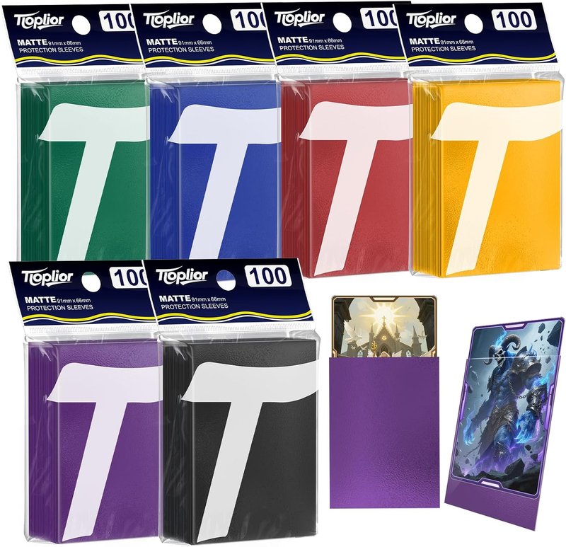 Matte Card Sleeves - 600ct Premium Protectors for Trading Cards | Soft Touch Finish for Smooth Shuffling