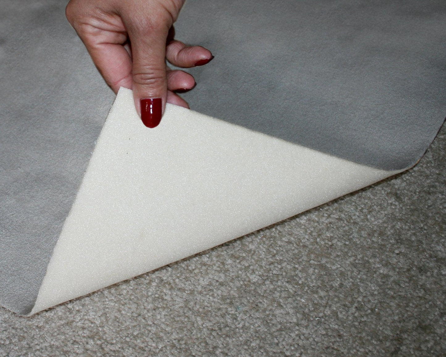 LAMINET Non-Slip Carpet & Stair Protector - Grey, 15' L x 30" W - Low-Pile, Durable, Washable Protector for Carpeted Stairs, Floors, Hallways, and High-Traffic Areas
