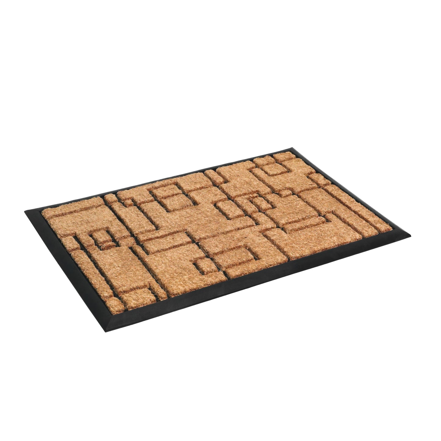 Calloway Mills 153652436 Social Square Doormat, 24" x 36", Natural/Black
