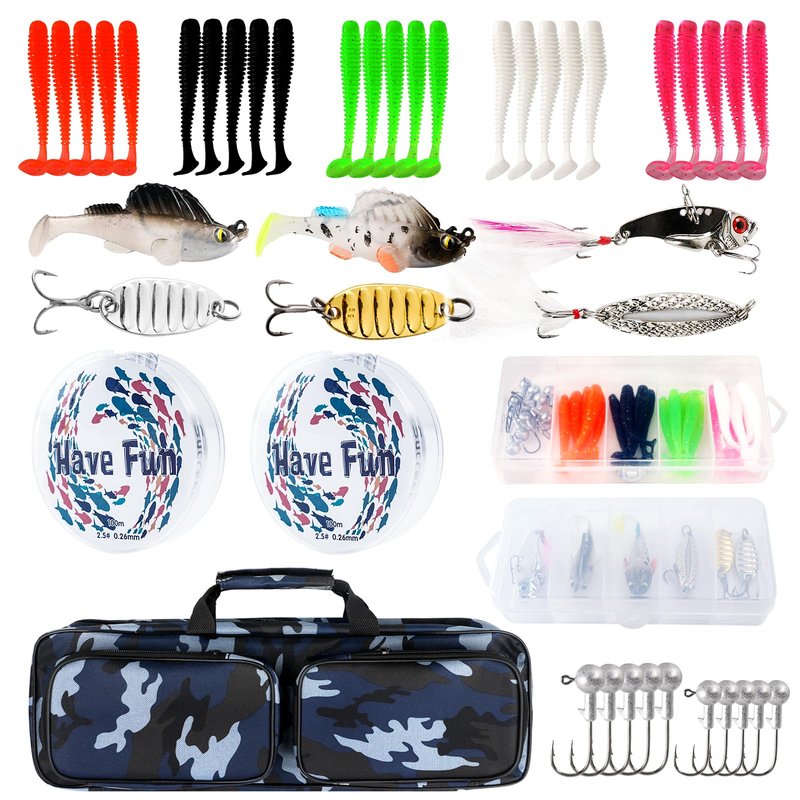 2PCS Telescopic Fishing Rod Reel Combo 6.89FT Collapsible Spinning Pole Kit Compact Fishing Lures Tackle Box Accessories Lightweight Travel Fishing Tool Set for Fishermen Gift
