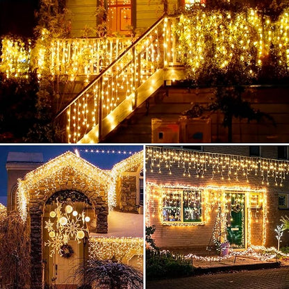 98FT Christmas Lights Outdoor Decorations 900LED Fairy String Light 12 Lighting Modes with Timer Memory Waterproof Christmas Light for Yard Roof Party Holiday Wedding Garden Decor
