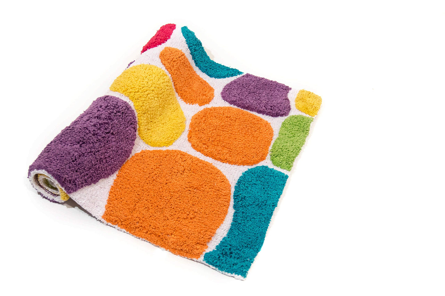 Chesapeake Pebbles Brights Multi Coloured Bath Runner 29400 (24" x 36")