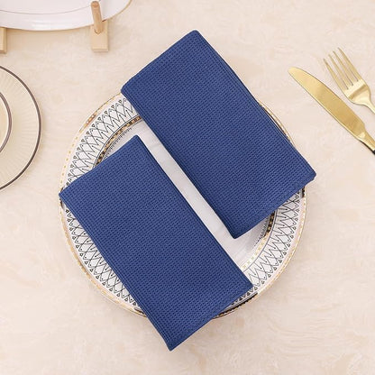 Homaxy 100% Cotton Waffle Weave Kitchen Towels