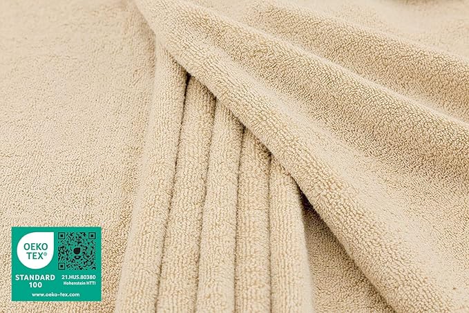 American Soft Linen 100% Cotton 600 GSM Turkish 40x80 Oversized Bath Towel Sheet