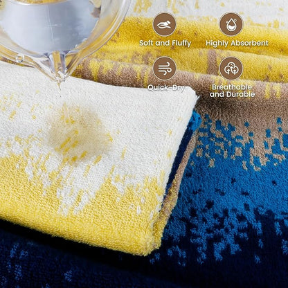 SEMAXE 4-Pack Luxury Bath Towels