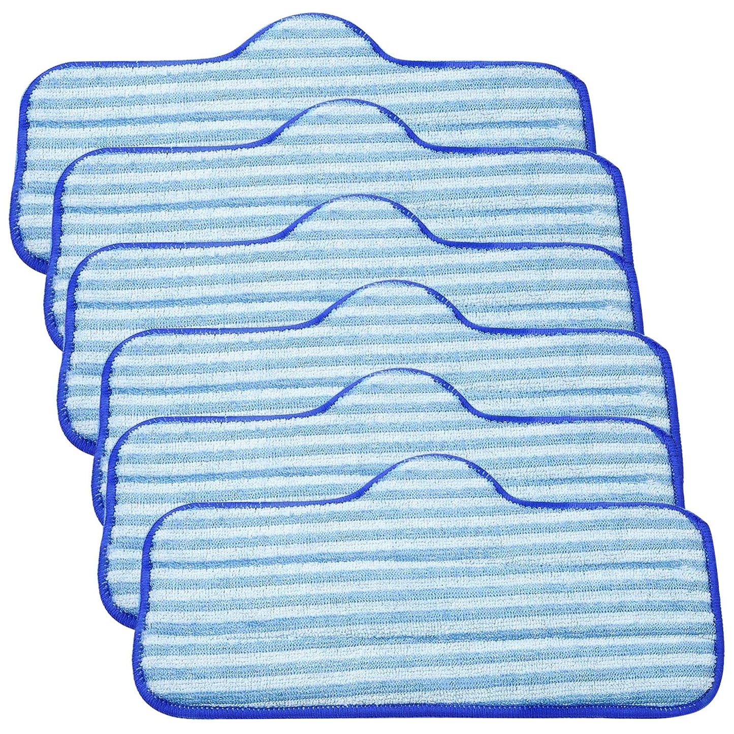 LINNIW 6 Pack Microfiber Pads Compatible with Dupray Neat Steam Cleaner, Durable, Reusable and Machine Washable