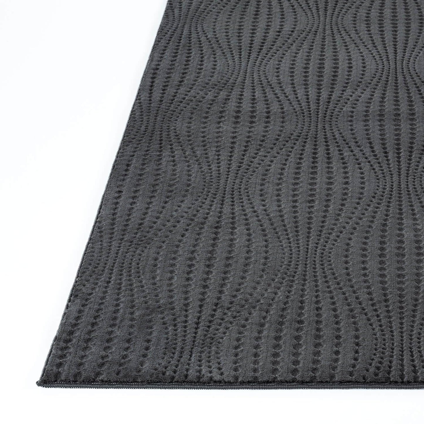 Luul Home Modern Dark Gray Non Slip Rug Solid 5x7 Non Skid Soft Rubber Back Area Rugs for Living Room Kitchen Bedroom Bathroom Dining Room Easy Cleaning Stain Resistant Non Shedding Carpet 5 x 7