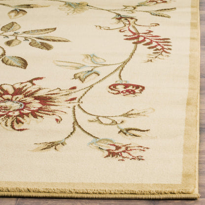 SAFAVIEH Lyndhurst Collection Accent Rug - 4' x 6', Red & Multi, Traditional Floral Design, Non-Shedding & Easy Care, Ideal for High Traffic Areas in Entryway, Living Room, Bedroom (LNH552-4091)