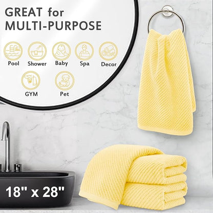 VOOVA & MOVAS Yellow Hand Towels