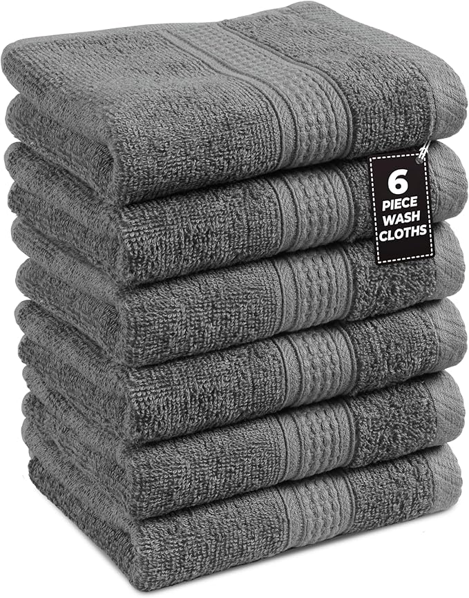 LANE LINEN Washcloths Set