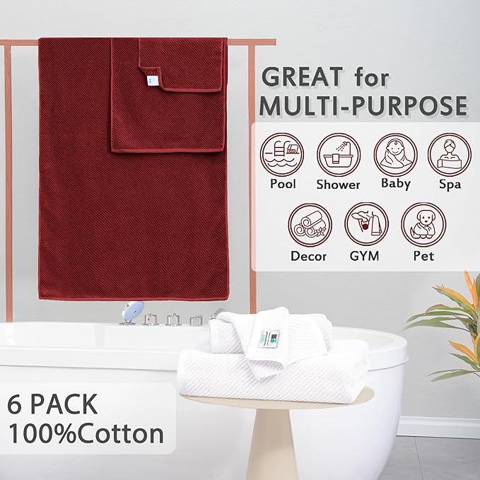 VOOVA & MOVAS Towels Bathroom Set