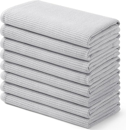 Homaxy 100% Cotton Waffle Weave Kitchen Towels