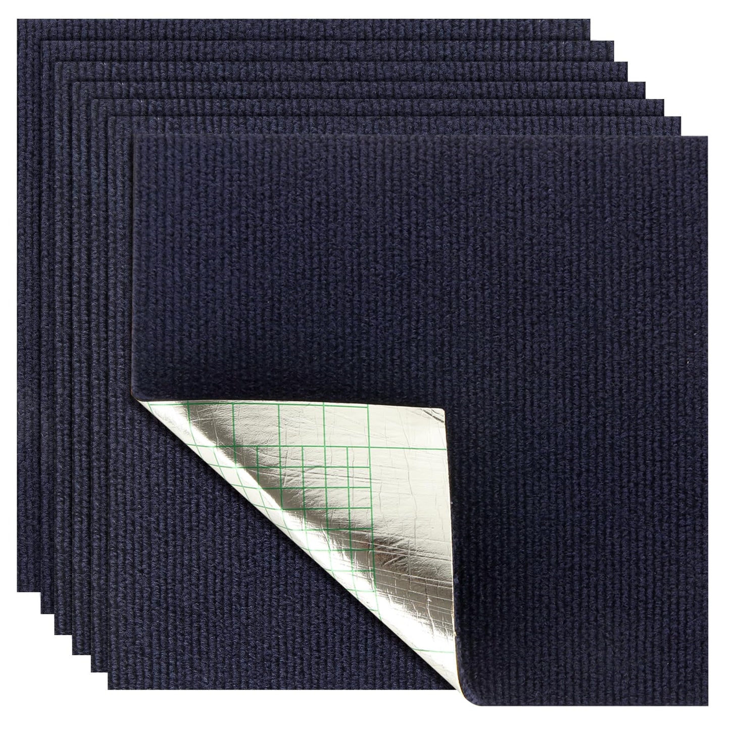 36 Pack Peel and Stick Carpet Tiles Squares 12" x 12" Self Adhesive Carpet Tiles Soft Padded Carpet Floor Tile for Office, Living Room, Bedroom,Dining Room