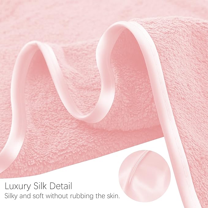 TENSTARS Silk Hemming Hand Towels