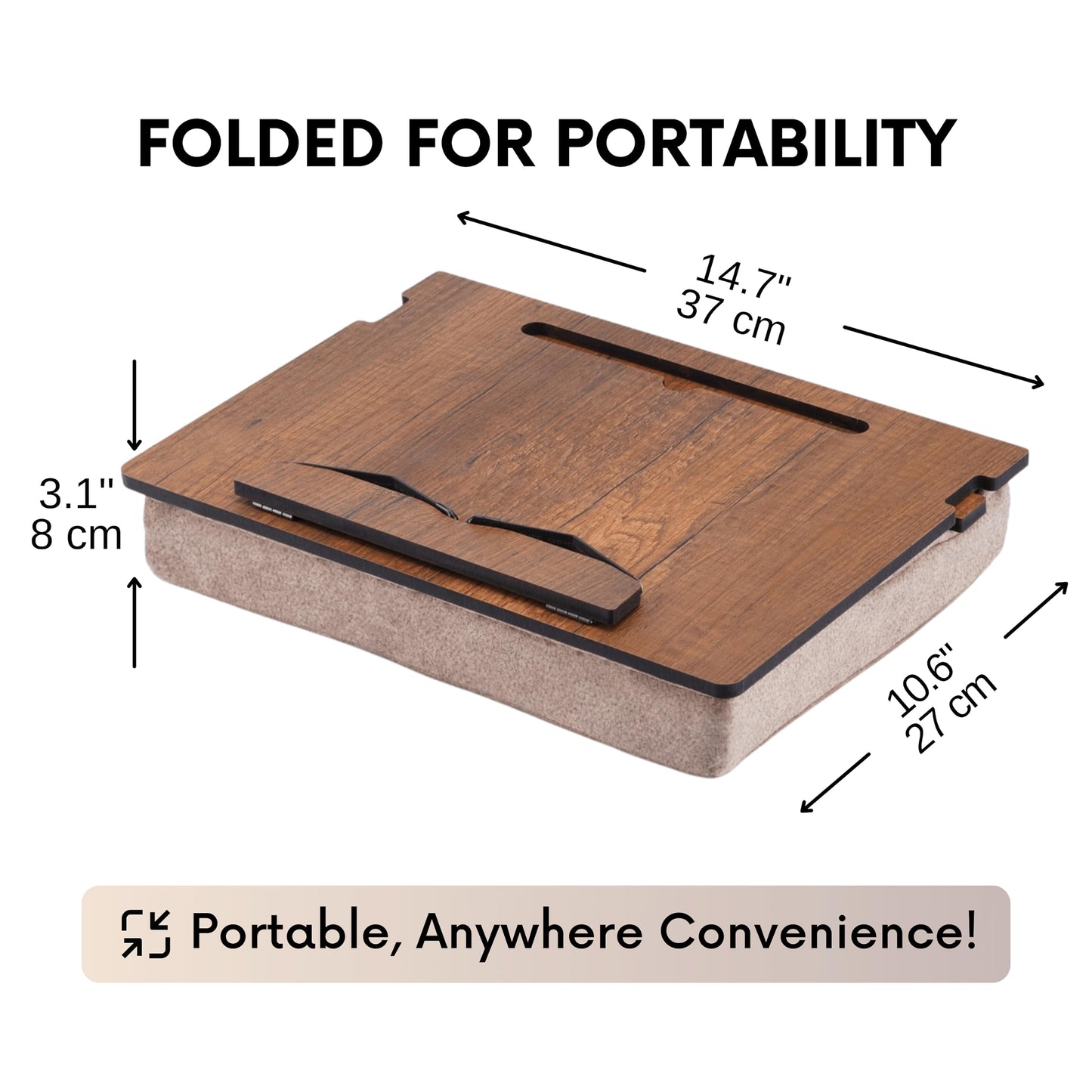 Book Stand for Reading in Bed with Storage – Book Holders for Reading Hands Free, Bed Book Holder and Book Display Stand, Perfect Book Stands for Reading, Study, Bed or Desk Use