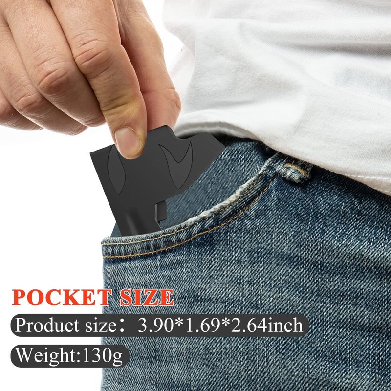 Ludex Universal Pistol Speed Loader, Mag Reloader for 9mm Luger 10mm .40S&W .45ACP .357Sig .380ACP 1911 Single and Double Stack Magazines-Dark Black