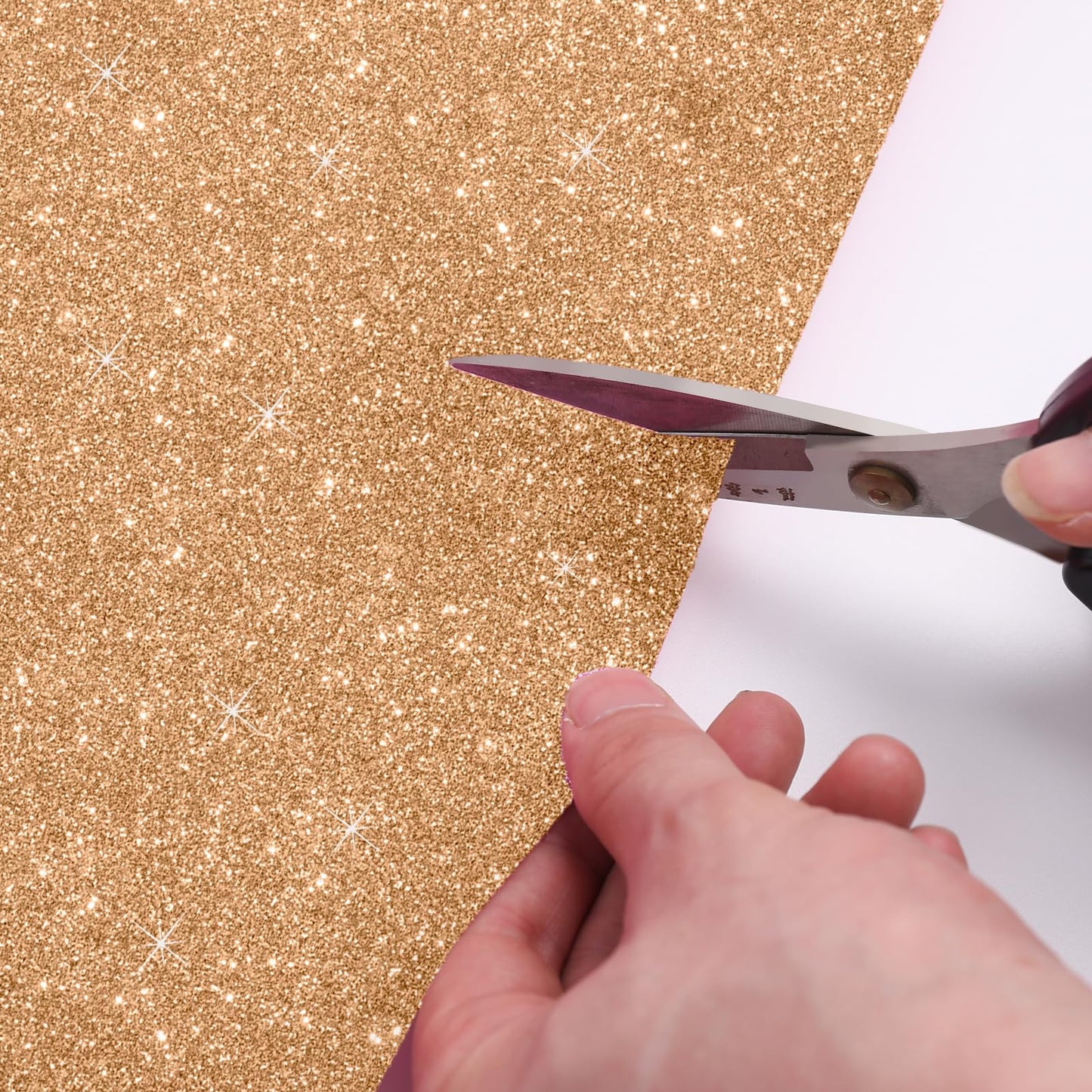 Glitter Carpet Runner 2.6FT x 15FT (200 GSM Thick) + Adhesive Tape - Durable Non-Woven Sparkle Rug, Hollywood Event Carpet, Graduation & Indoor/Outdoor Party Decor (Glitter Gold, 2.6FT X 15FT)