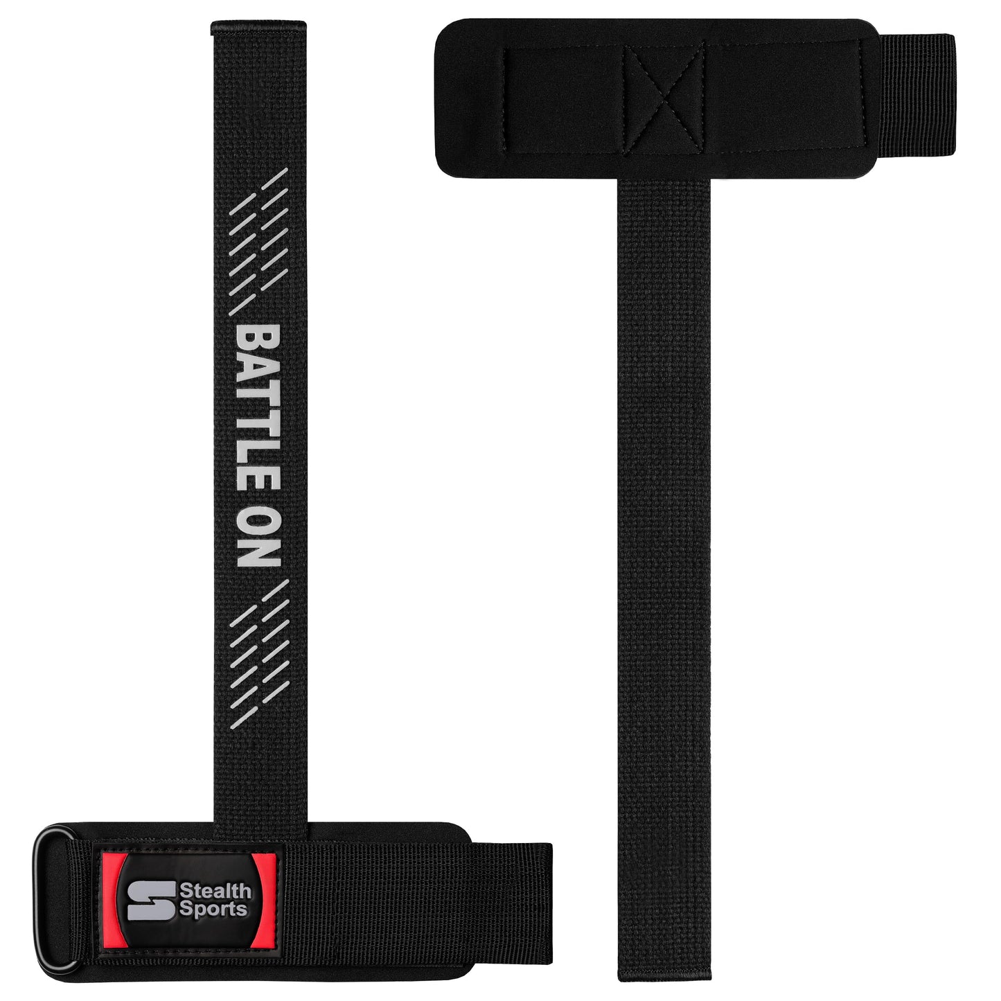 Stealth Sports Weight Lifting Straps – Wrist Wraps Straps for Weightlifting, Fitness, Powerlifting, Bodybuilding – Anti-Slip Deadlift Straps – Heavy-Duty Wrist Wraps with Neoprene Padding