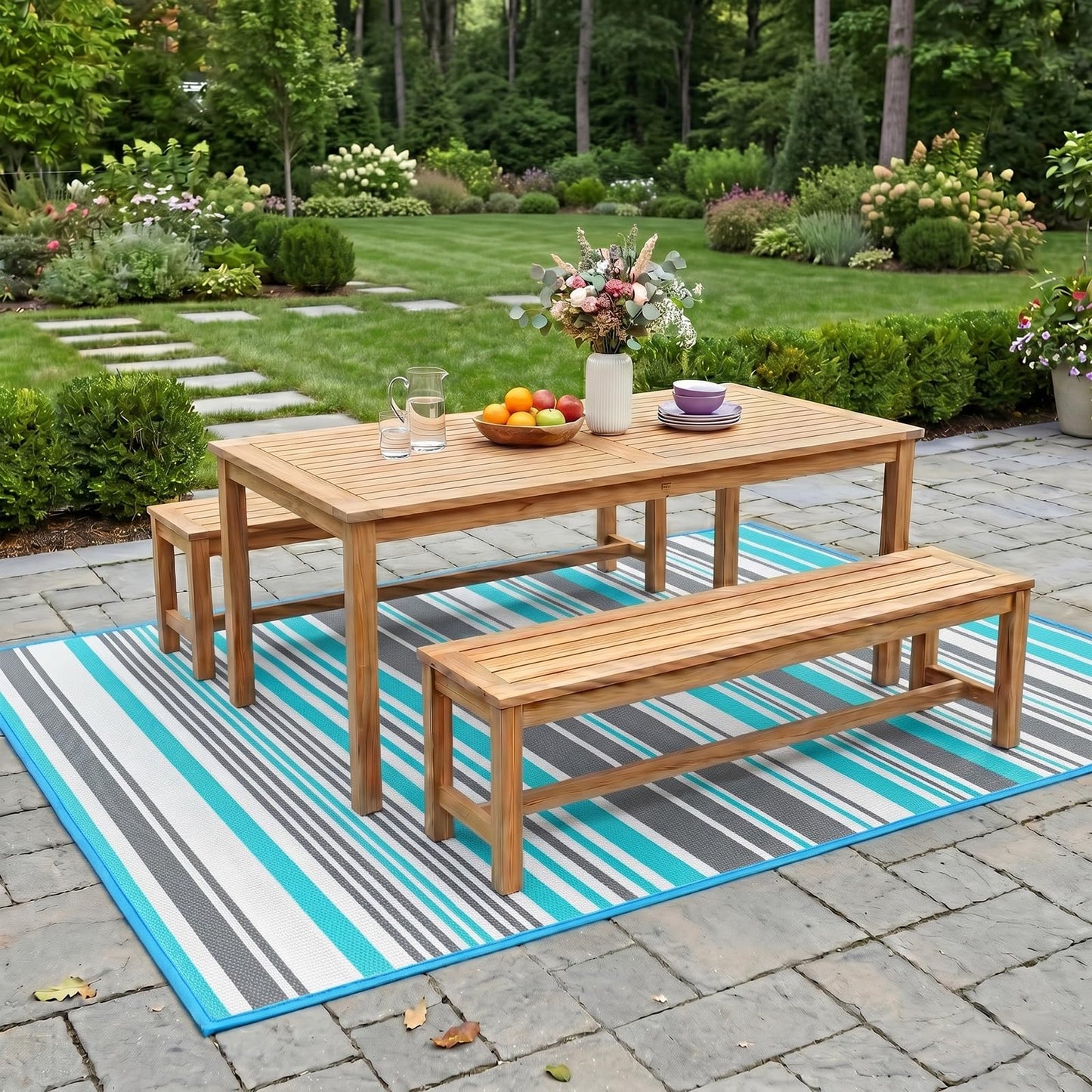 Outdoor Patio Rug Waterproof Camping - Outdoor Plastic Straw Rug Area Carpet Clearance for Outside, Porch, RV Camper, Picnic, Balcony & Backyard, Patio Decor, Clearance