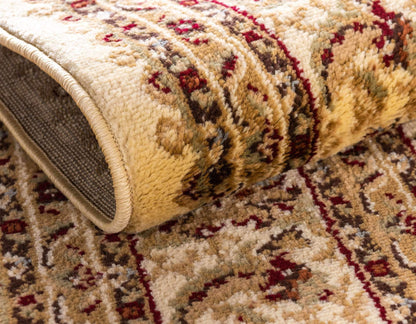 Unique Loom Voyage Collection Traditional Oriental Classic Intricate Design Area Rug (4' 0 x 6' 0 Rectangular, Ivory/Gold)