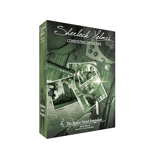 Sherlock Holmes Consulting Detective - The Baker Street Irregulars Board Game - Captivating Mystery Game for Kids &amp Adults Ages 14+ 1-8 Players 90 Min Playtime Made by Space Cowboys