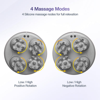 COMFIER Electric Scalp Massager with Mutlti-Modes Vibration, Portable Handheld Head Scratcher for Hair Growth,Waterproof Head Massager for Full Body,Dog Cat Massager for Deep Clean and Stress Relax