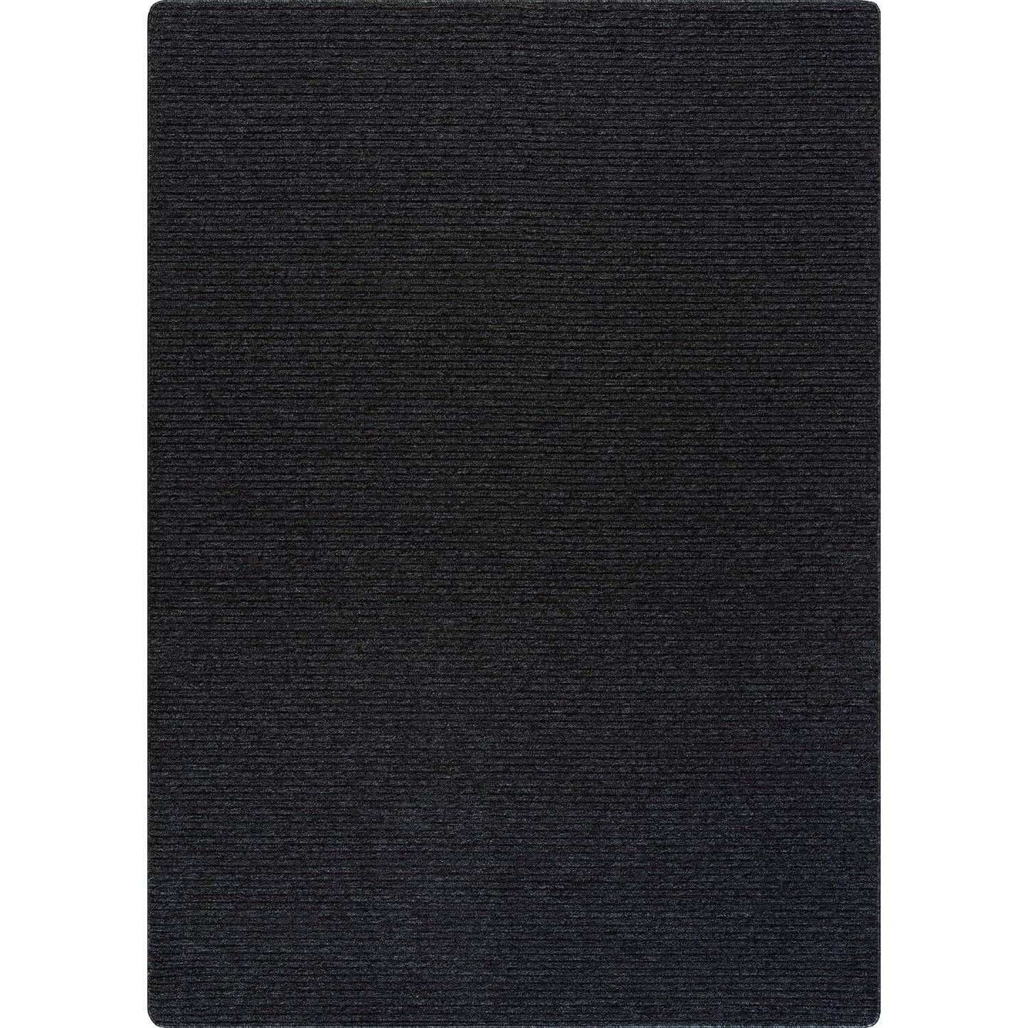 Luul Home Non Slip Dark Gray Solid Rubber Back Thin Rug for Living Room 4x6 Area Rugs for Kitchen, Rugs for Bedroom, Stain Resistant Easy Cleaning Non Shedding Carpet Dark Gray 4 x 6