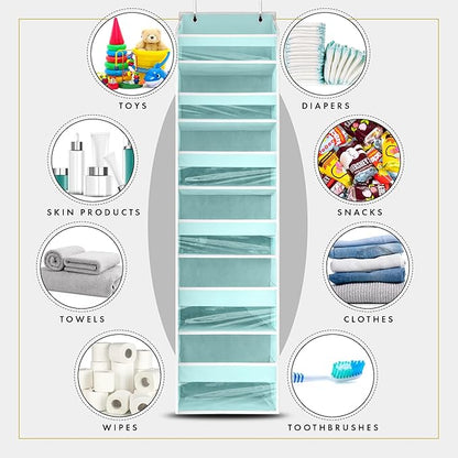 HOMELUX THEORY UPGRADED 6 Tiers Over The Door Organizer Hanging