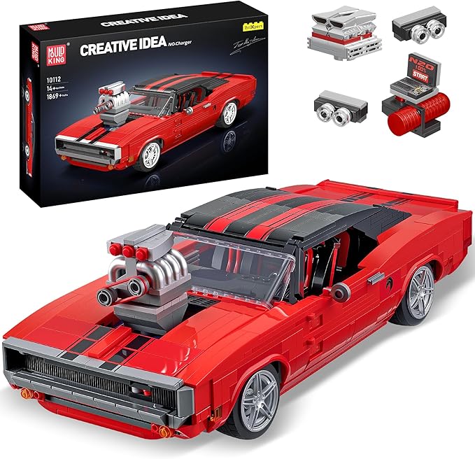 Mould King Classic Sport Car Building Sets Creative Classic Cars for Teens Age 14+ Display Model for Home or Office Décor10112 Cool Vehicles Model Birthday for Adults1869 PCS