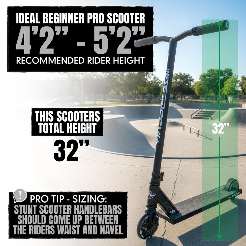 Pro Trick Stunt Scooter for Kids Ages 8-12 – Lightweight Durable 2 Wheel Freestyle Scooter for Skatepark and Street – Easy Assembly – Madd Gear MG3