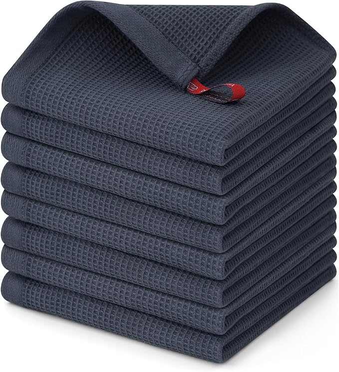 Homaxy 100% Cotton Waffle Weave Dish Cloths