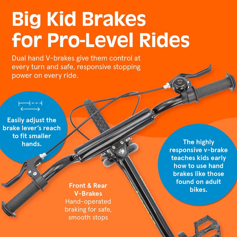 Retrospec Koda Plus Kids Bike for Boys & Girls Ages 6-8 Years - 20" Children's Bicycle, Adjustable Seat & Handlebars, Removable Training Wheels, Front Hand Brakes, Rear Coaster Brake & Safety Bell